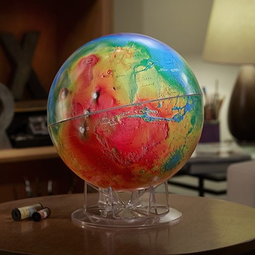 Globe Mars Topography